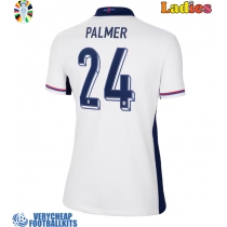 England Cole Palmer #24 Replica Home Shirt Ladies Euro 2024 Short Sleeve